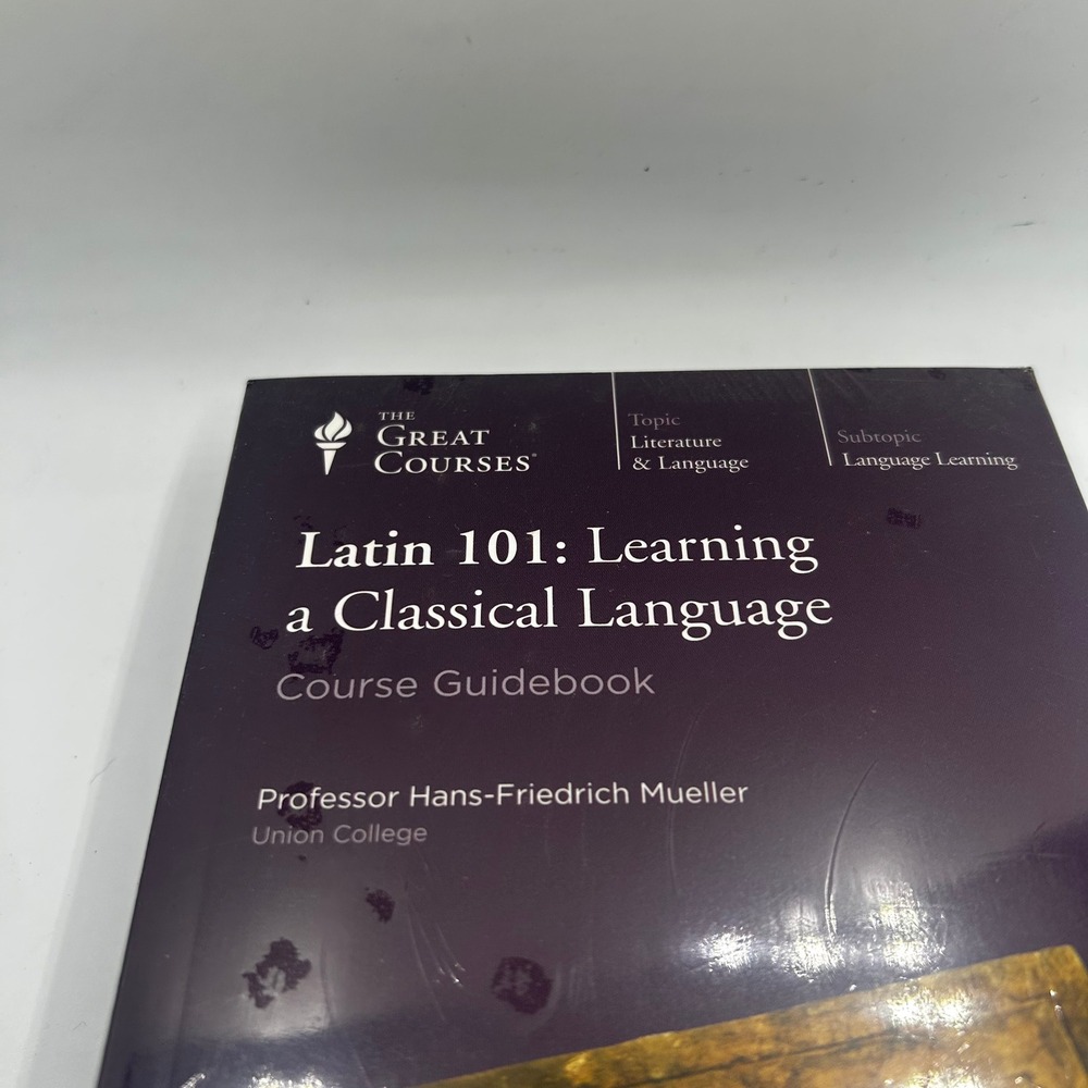 The Great Courses Latin 101 Learning a Classical Language DVD Guidebook 2201 NEW - Picture 2 of 5